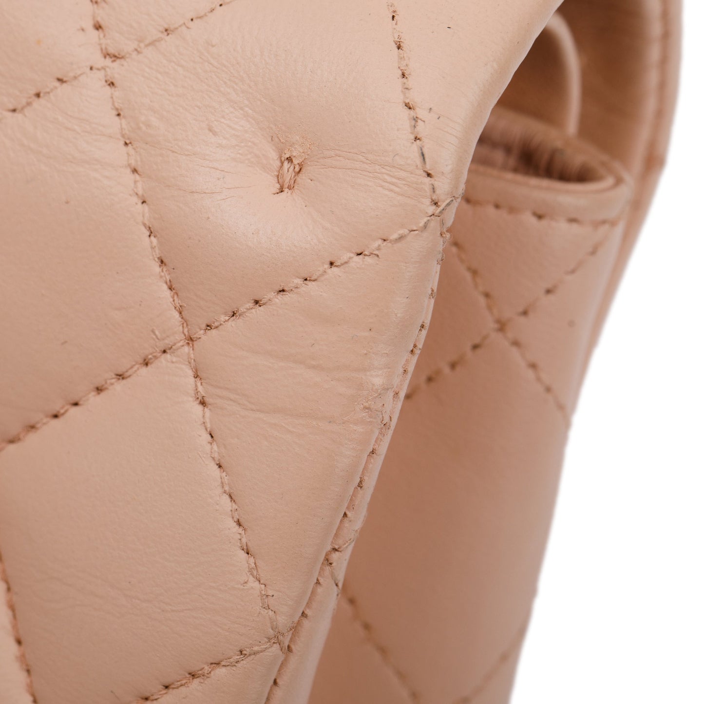Chanel Pink Quilted Lambskin Classic Medium Double Flap Bag