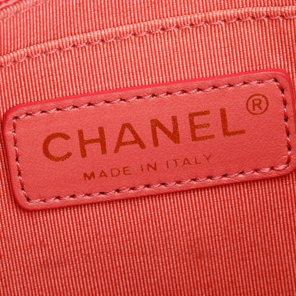 Chanel Pink Quilted Lambskin Leather Classic Medium Valentine Flap Bag