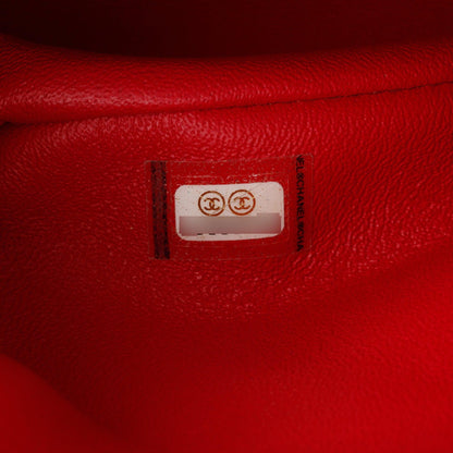 Chanel Pink Quilted Lambskin Leather Classic Square Mini Flap Bag