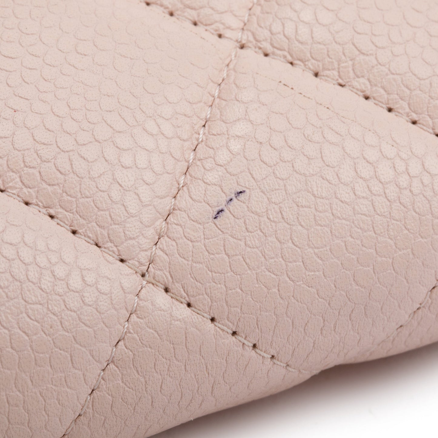 Chanel Pink Quilted Leather Clutch with Chain Flap