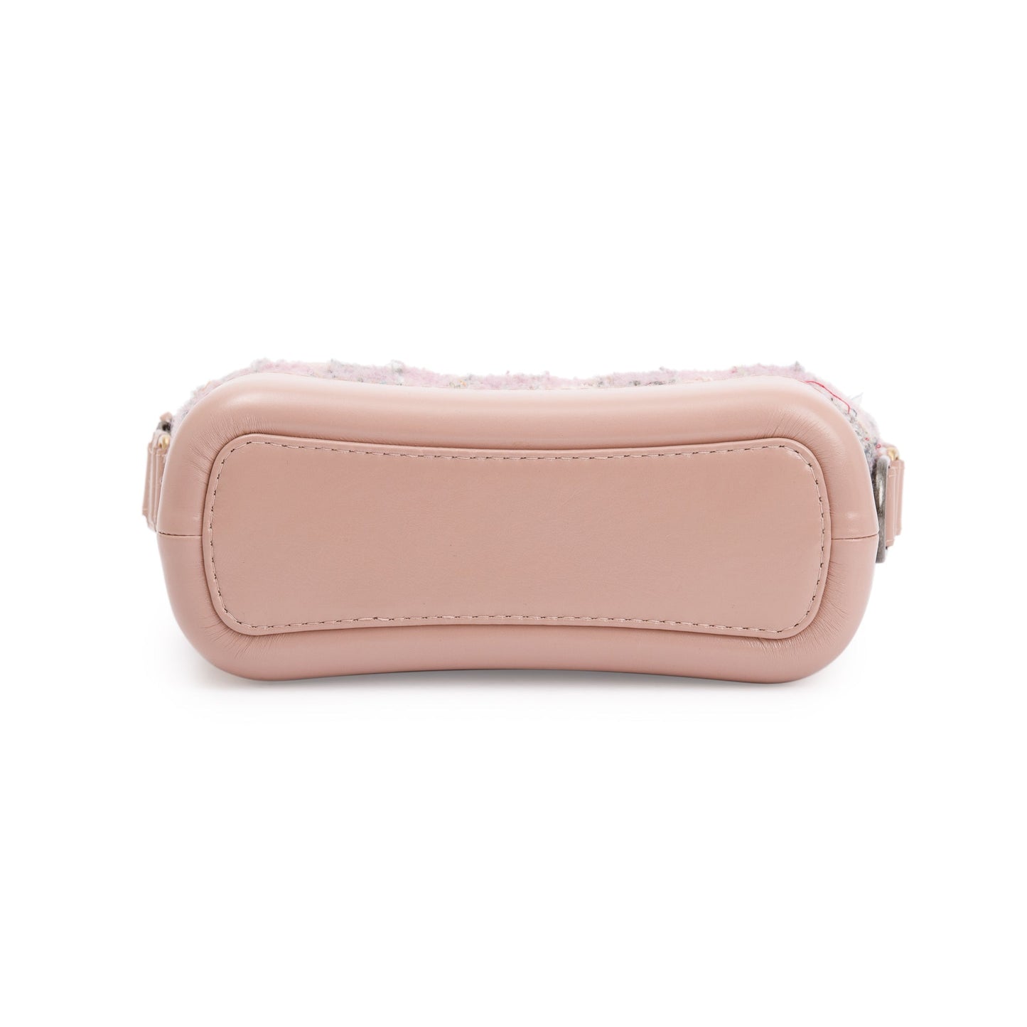 Chanel Pink Tweed Calfskin Leather Small Gabrielle Hobo
