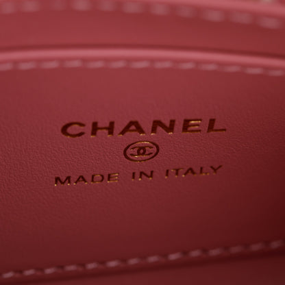 Chanel Pink Tweed Nano Kelly Shopper
