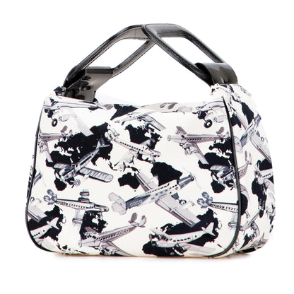Chanel Printed Canvas Coco Airline Handbag