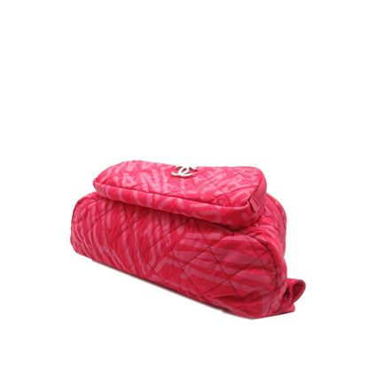 Chanel Printed Nylon Coco Neige Convertible Backpack (SHG-K2hyRT)