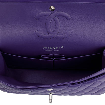 Chanel Purple Classic Medium Double Flap Bag