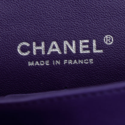 Chanel Purple Classic Medium Double Flap Bag