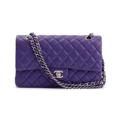 Chanel Purple Classic Medium Double Flap Bag
