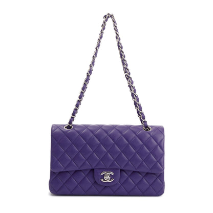 Chanel Purple Classic Medium Double Flap Bag