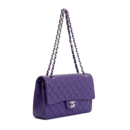 Chanel Purple Classic Medium Double Flap Bag