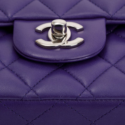 Chanel Purple Classic Medium Double Flap Bag