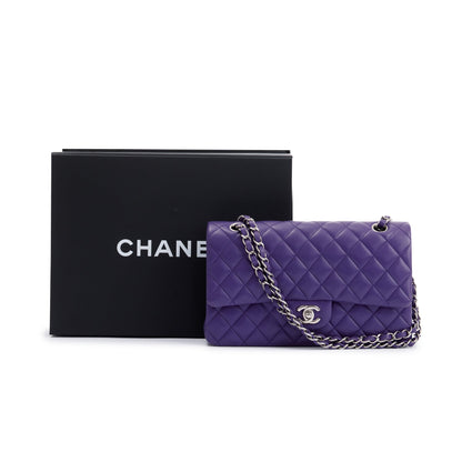 Chanel Purple Classic Medium Double Flap Bag