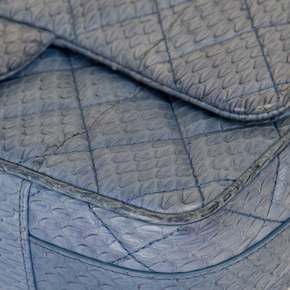 Chanel Python Easy Carry Medium Flap Bag