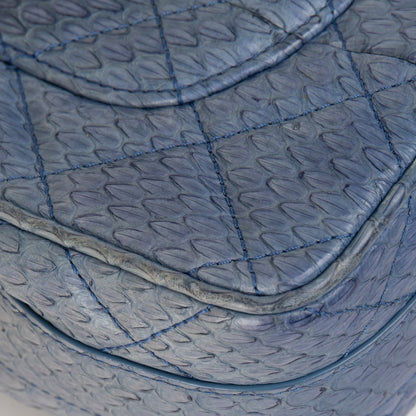 Chanel Python Easy Carry Medium Flap Bag