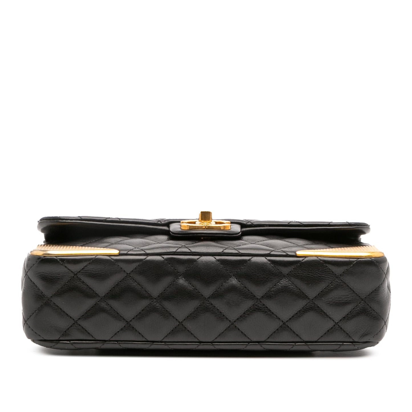 Chanel Quilted Calfskin Rock The Corner Flap