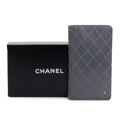 Chanel Quilted Calfskin/Lambskin Leather Yen Wallet