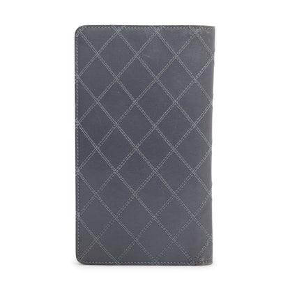 Chanel Quilted Calfskin/Lambskin Leather Yen Wallet