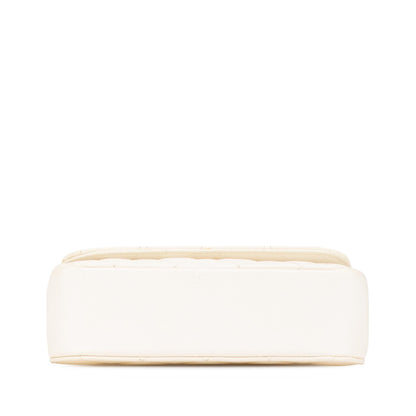 Chanel Quilted Caviar Frame Flap Clutch with Chain