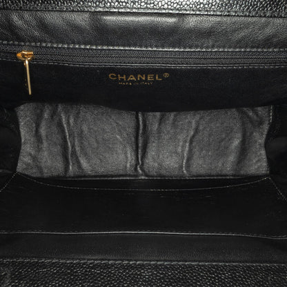 Chanel Quilted Caviar Wood Chain Shoulder Bag (SHG-mtEzPW)