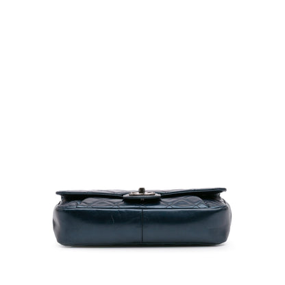 Chanel Quilted Glazed Calfskin Coco Pleats Flap