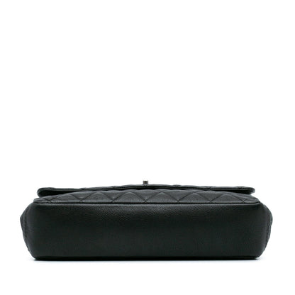 Chanel Quilted Iridescent Caviar Lady Pearly Flap