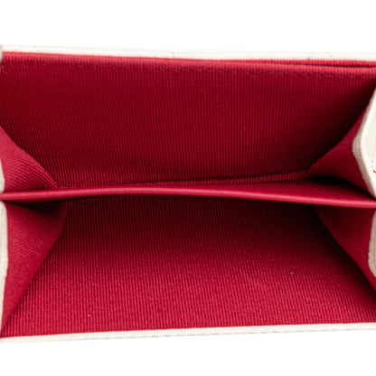 Chanel Quilted Lambskin Coco Love Card Holder On Chain