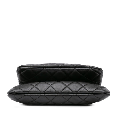 Chanel Quilted Lambskin Double Case with Chain