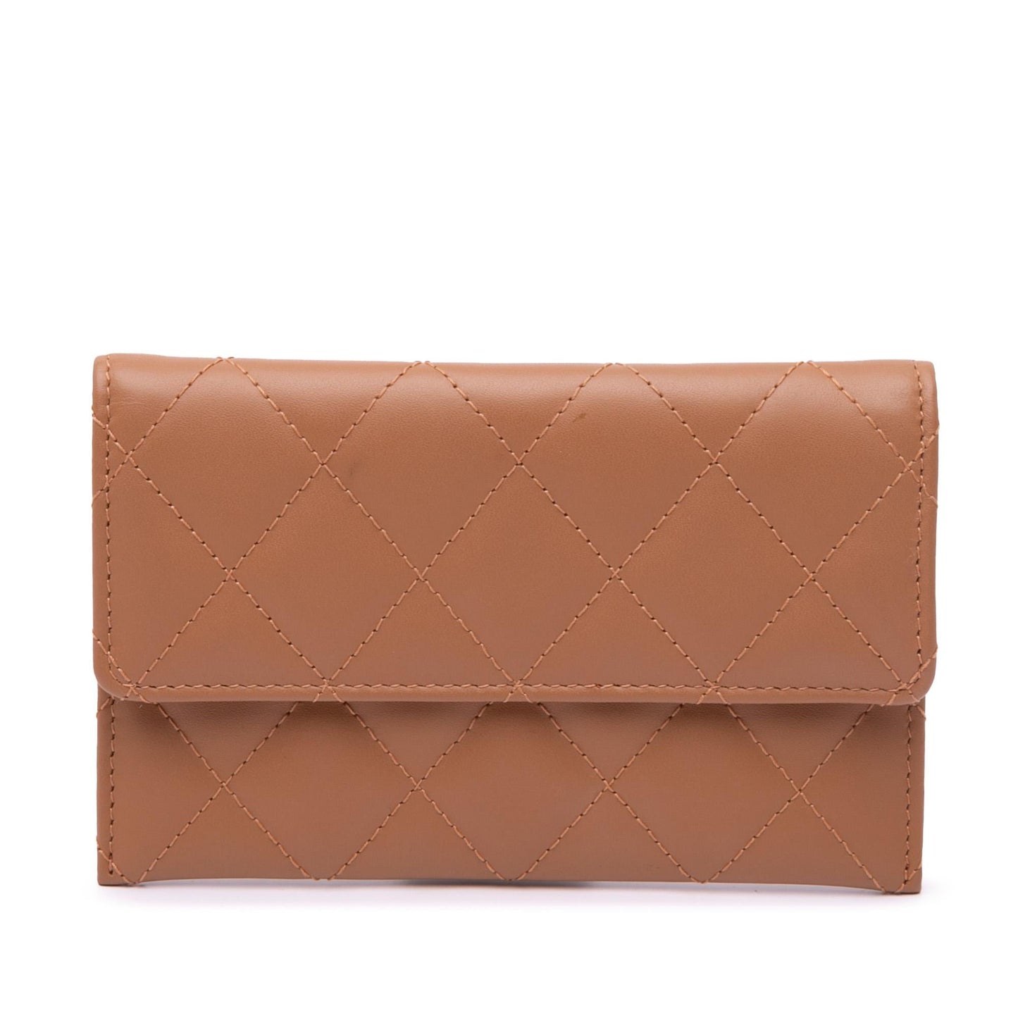 Chanel Quilted Lambskin Flap Card Holder