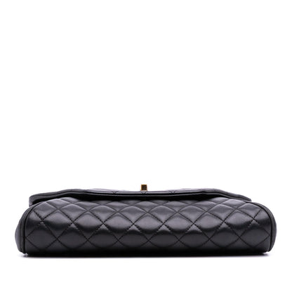 Chanel Quilted Lambskin Fold Up Again Clutch