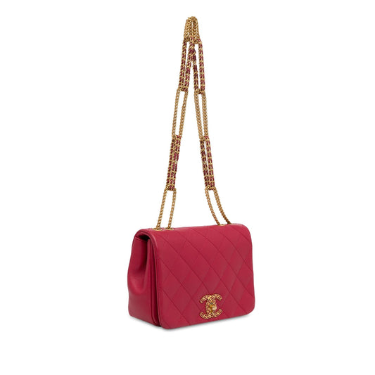 Chanel Quilted Lambskin On And On Flap