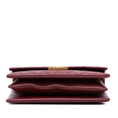 Chanel Quilted Lambskin Pagoda Accordion Flap