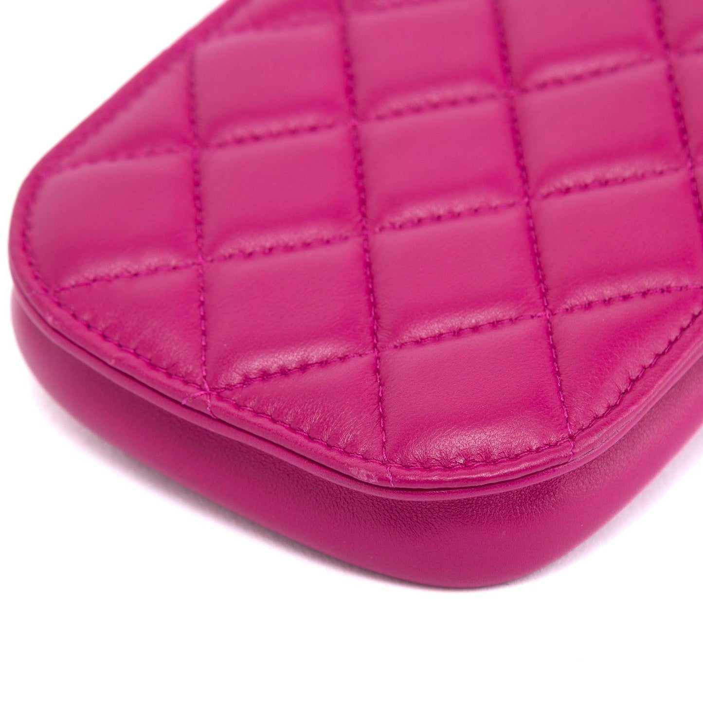 Chanel Quilted Lambskin Phone Chain Waist Bag
