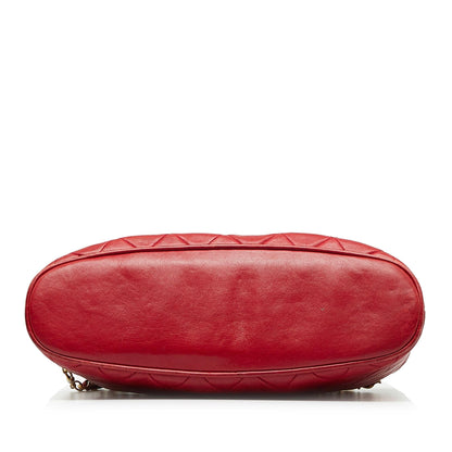 Chanel Quilted Lambskin Shoulder Bag (SHG-Qw6dWQ)