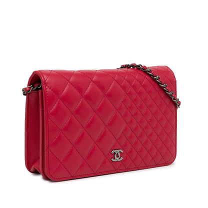 Chanel Quilted Lambskin Wallet On Chain (SHG-3yBC7U)