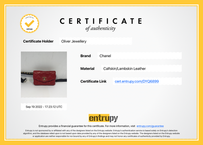Chanel Quilted Leather Double CC Flap Belt Bag