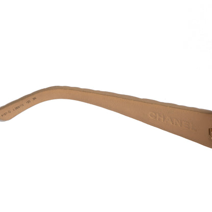 Chanel Quilted Leather Shield Sunglasses