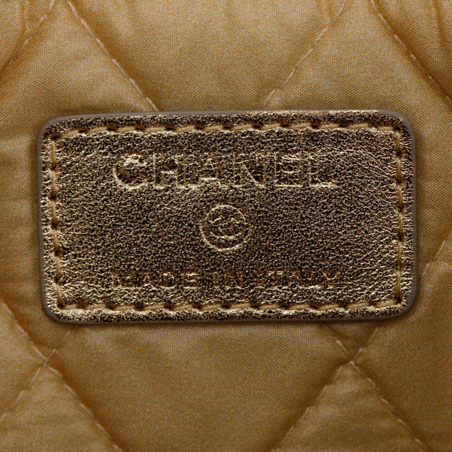 Chanel Quilted Metallic Beauty CC Clutch