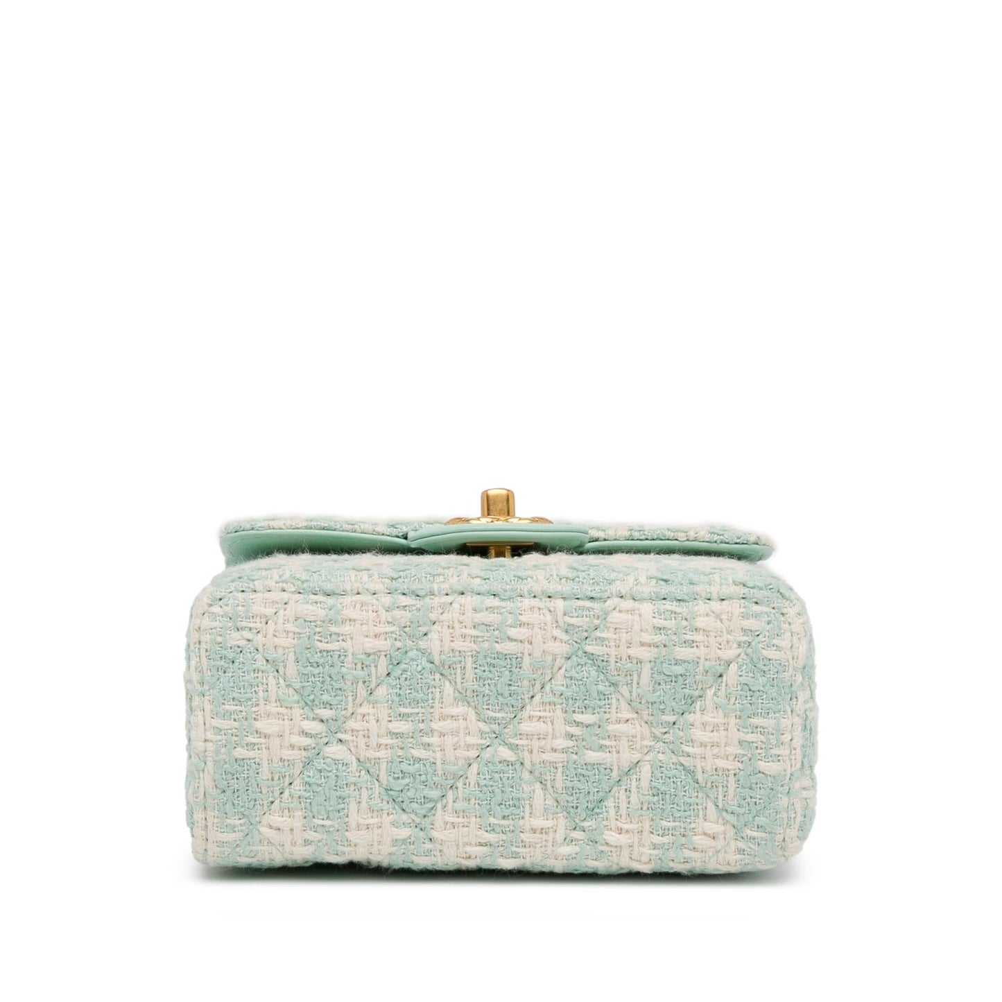 Chanel Quilted Tweed Crush Top Handle Flap (SHG-ITi7vU)