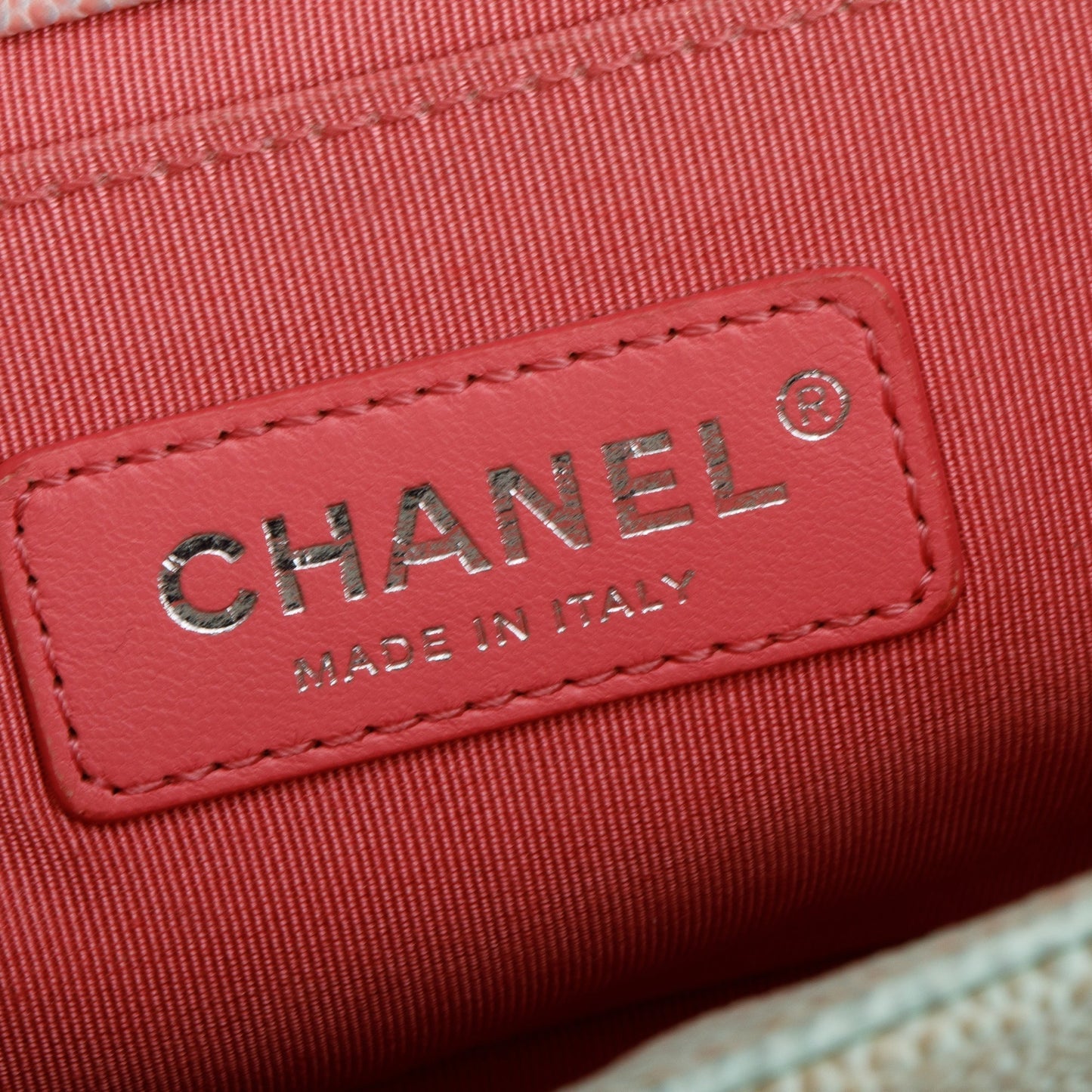 Chanel Rainbow Quilted Caviar Leather Medium Boy Bag
