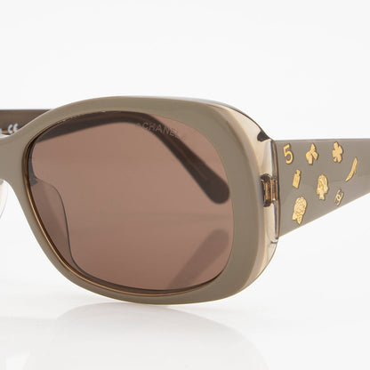 Chanel Rectangular Charm Sunglasses (SHF-17737)