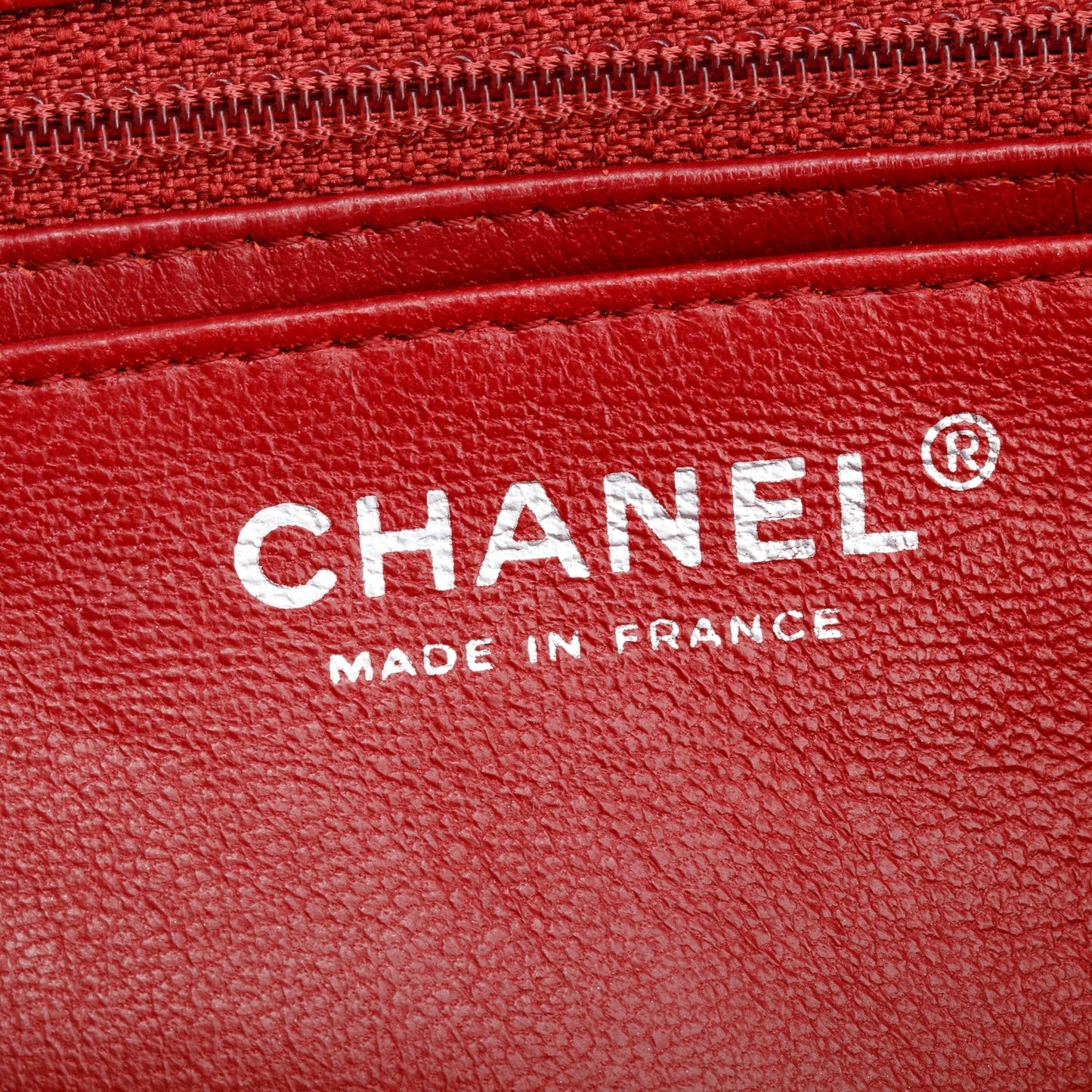 Chanel Red Caviar Classic Jumbo Single Flap Bag
