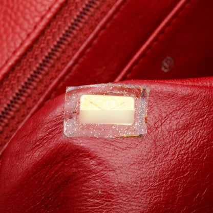 Chanel Red Caviar Classic Jumbo Single Flap Bag