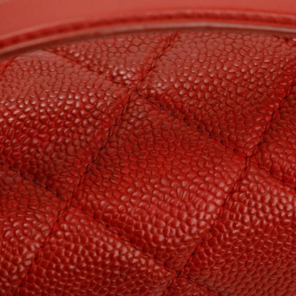 Chanel Red Caviar Leather Medium Urban Day Flap Bag
