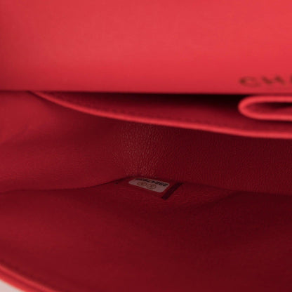 Chanel Red Caviar Small Classic Double Flap Bag