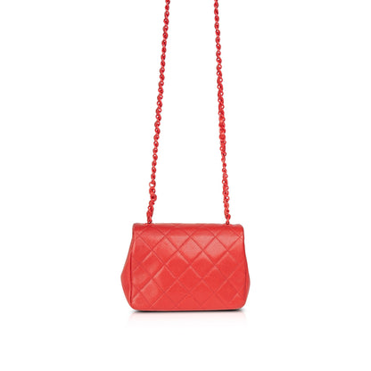 Chanel Red Incognito Square Mini Flap Bag