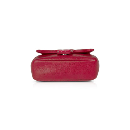 Chanel Red Incognito Square Mini Flap Bag