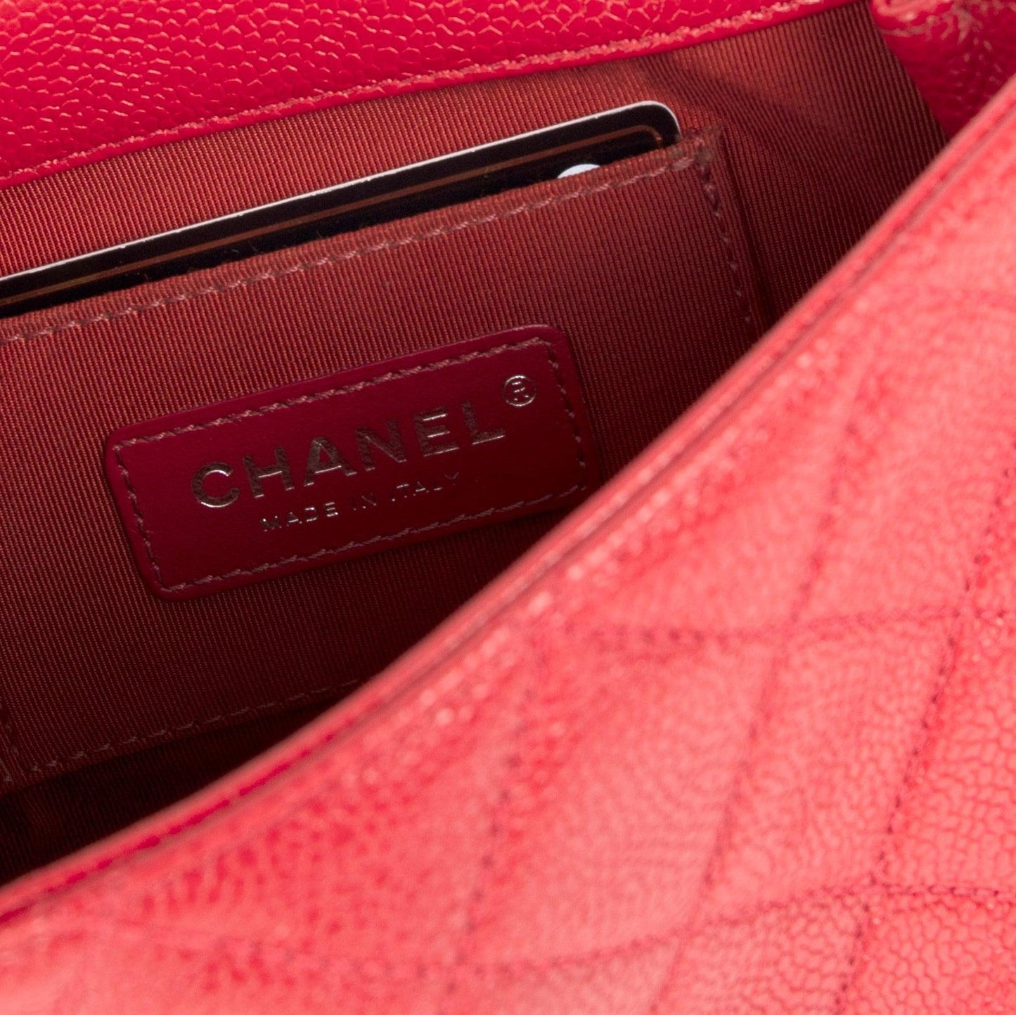 Chanel Red Incognito Square Mini Flap Bag