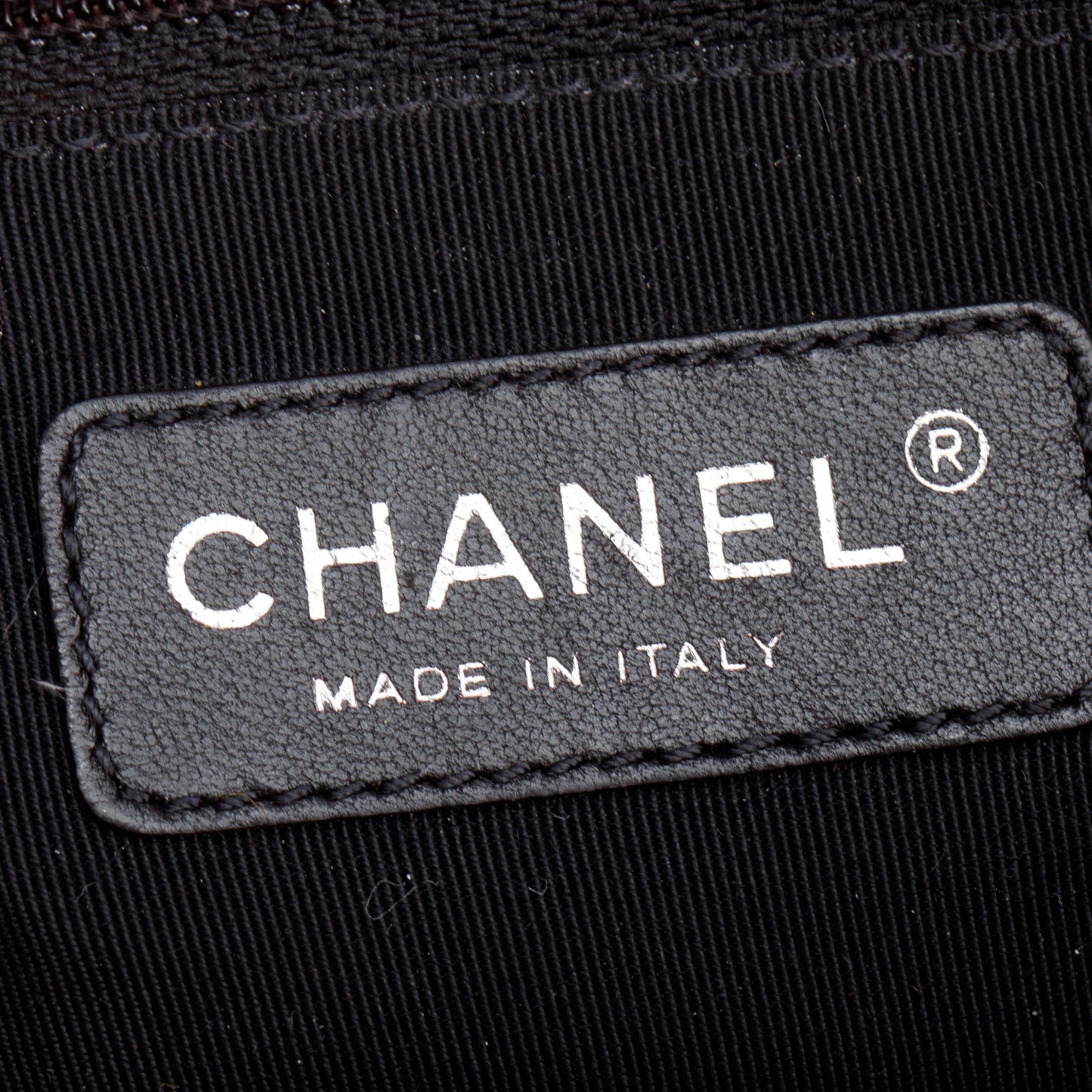 Chanel Red Patent Leather Woven Stitch CC Mini Full Flap Bag