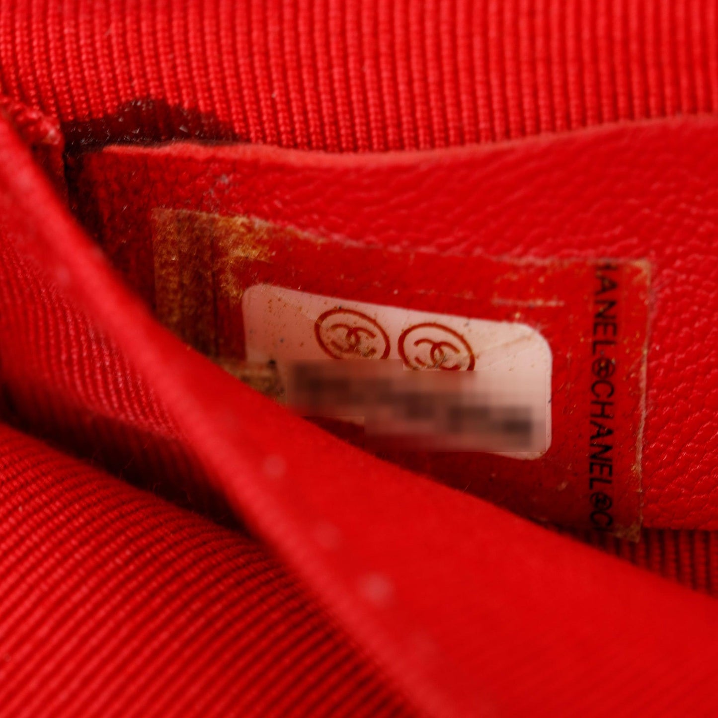 Chanel Red Plexiglass Patent Leather Mini Boy Brick Flap Bag