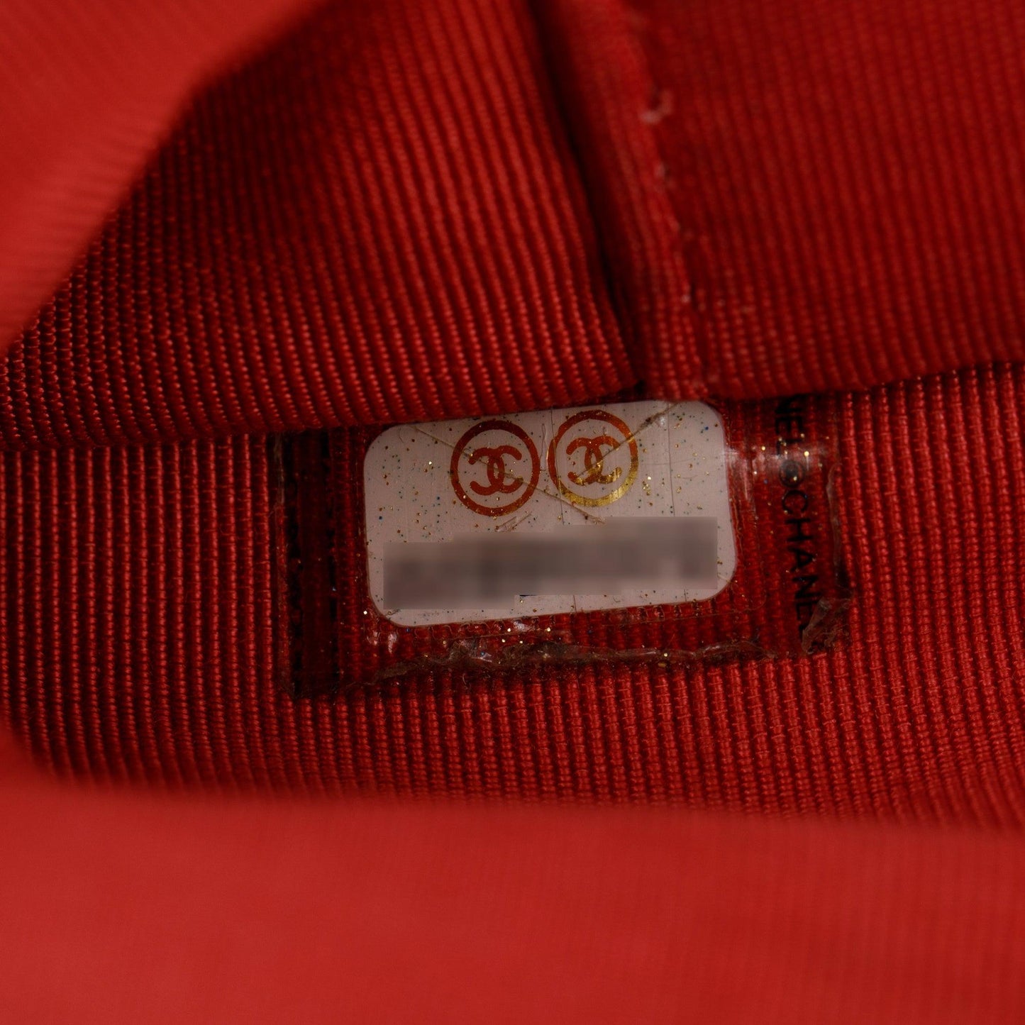 Chanel Red Quilted Caviar Leather Classic Double Zip Wallet on Chain