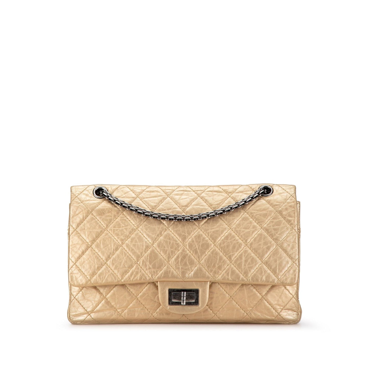 Chanel Reissue 2.55 Aged Calfskin Double Flap 227 (SHG-elkFh5)